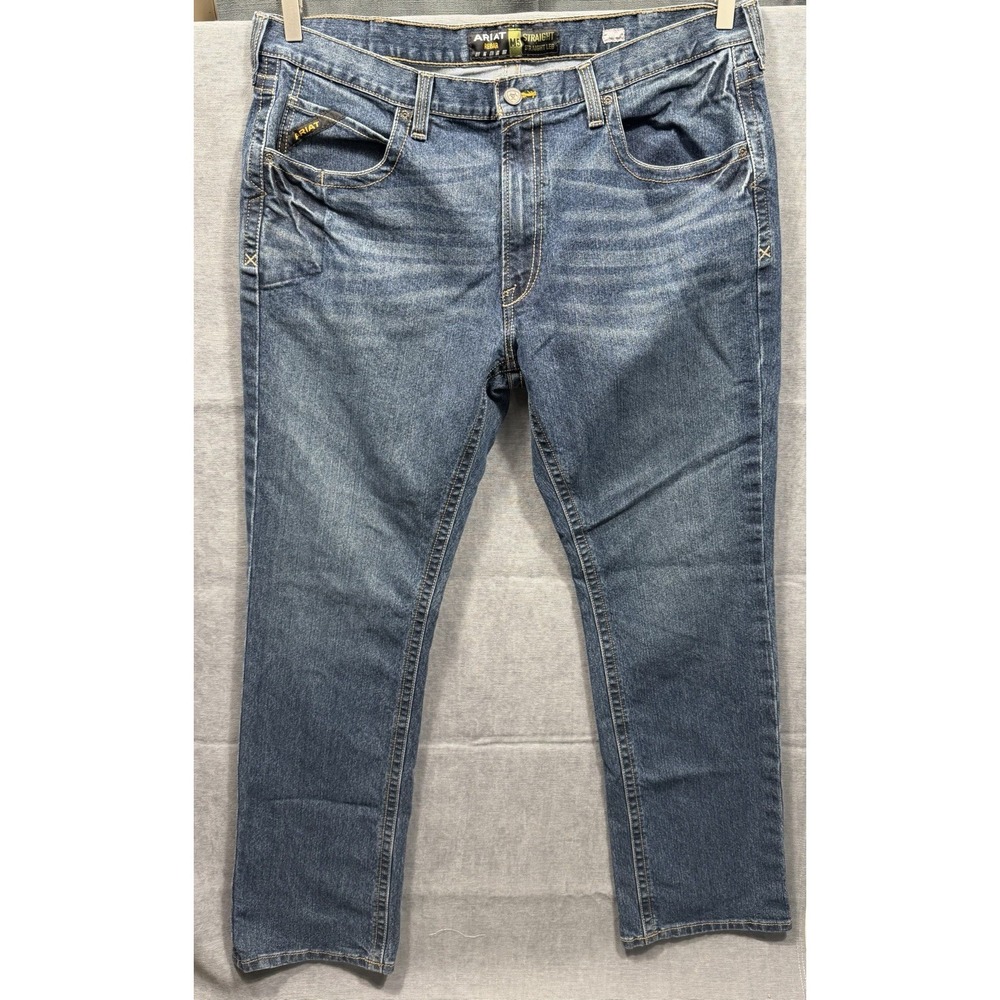 Ariat M5 Rebar Jeans Men's Size 40x34 Denim Straight Leg Workwear